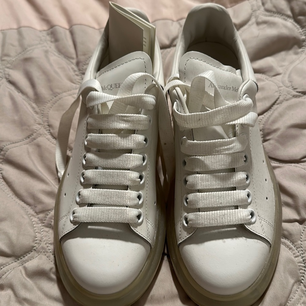 White  Authentic Alexander McQueen sneakers 37.5